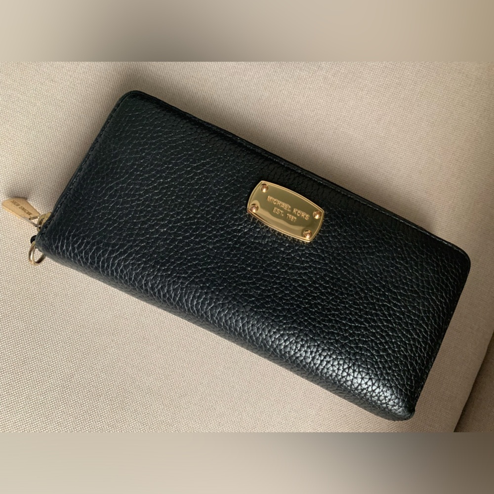 Michael Kors Black Leather Wallet
